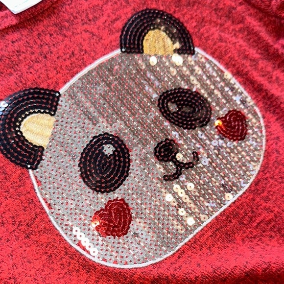 Sequins Panda Outfit (2-Piece Set) - Picture 7 of 15